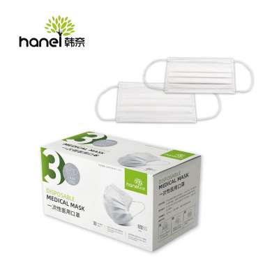 Disposable Earloop 3 ply Disposable Face Mask